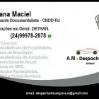 Imagem 1 da empresa A.M. DESPACHANTE DOCUMENTALISTA Despachantes Documentalistas em Angra Dos Reis RJ